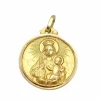 médaille scapulaire en or jaune