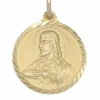 MÉDAILLE SCAPULAIRE VIERGE DES ANGOISSES ET SACRÉ CŒUR DE JÉSUS