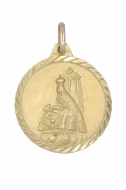 MÉDAILLE SCAPULAIRE VIERGE DES ANGOISSES ET SACRÉ CŒUR DE JÉSUS