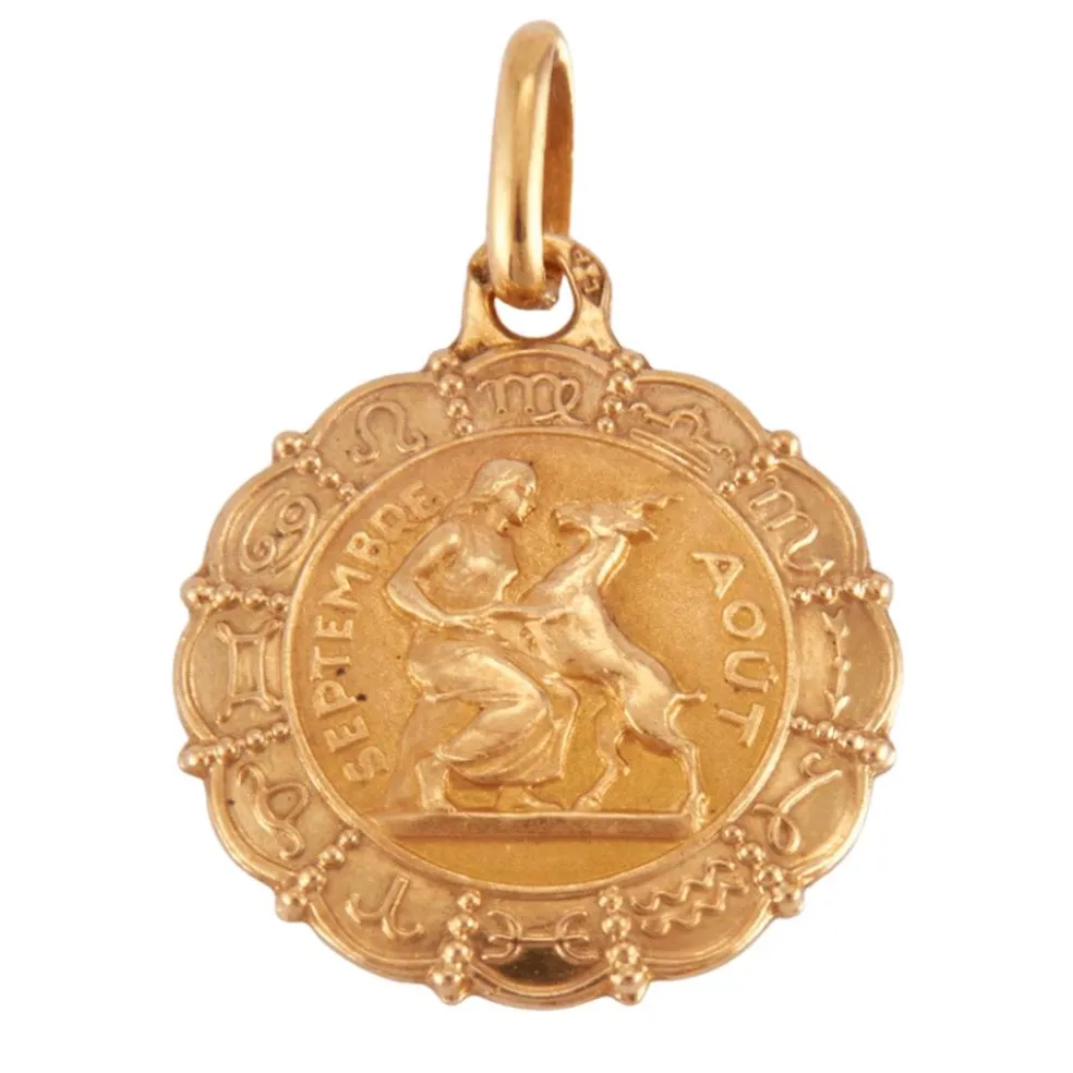Médaille signe astrologique Vierge