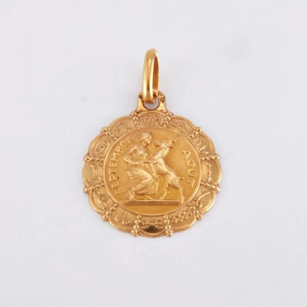 Médaille signe astrologique Vierge