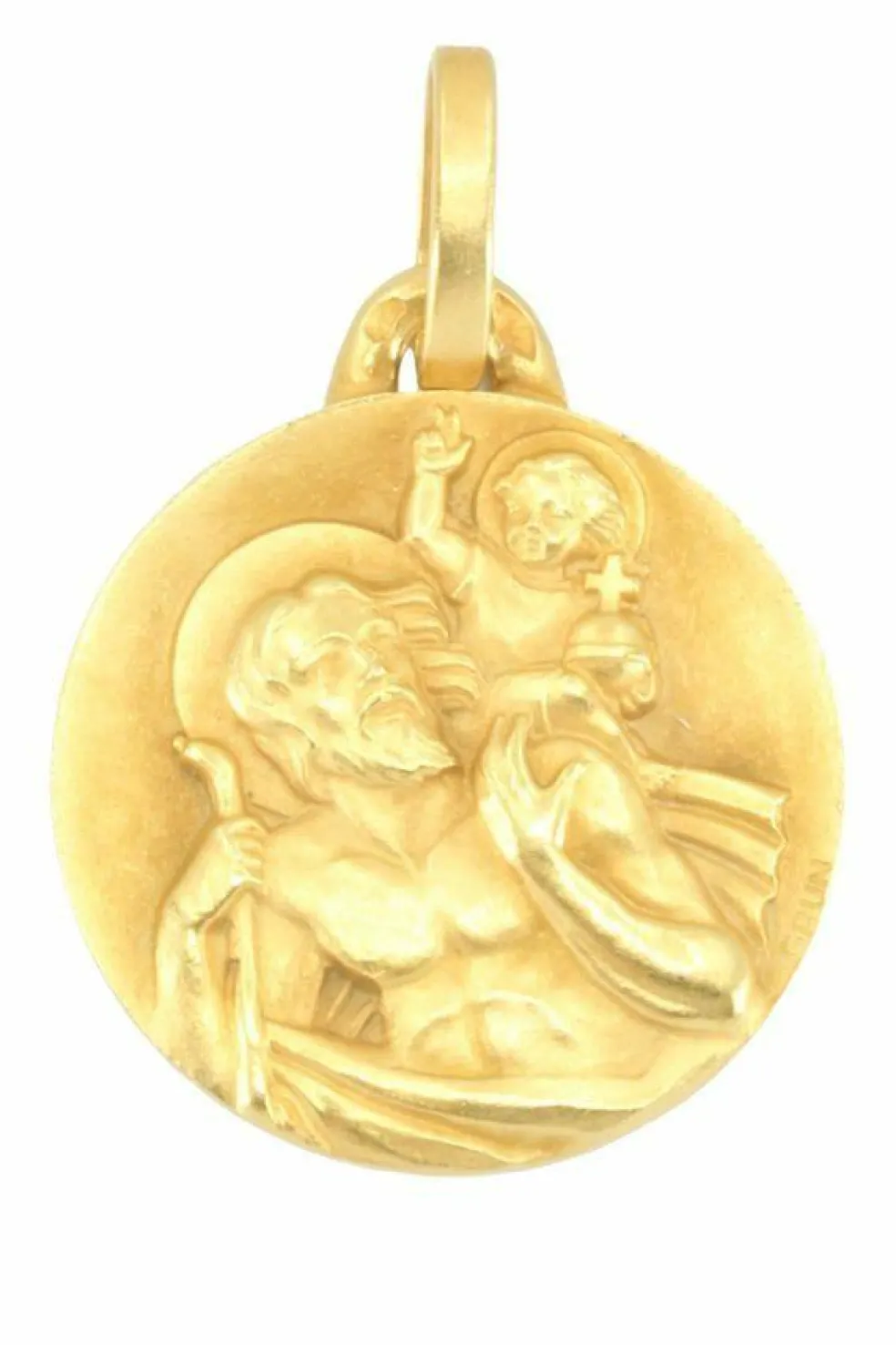 MÉDAILLE ST CHRISTOPHE SIGNÉE GRÜN