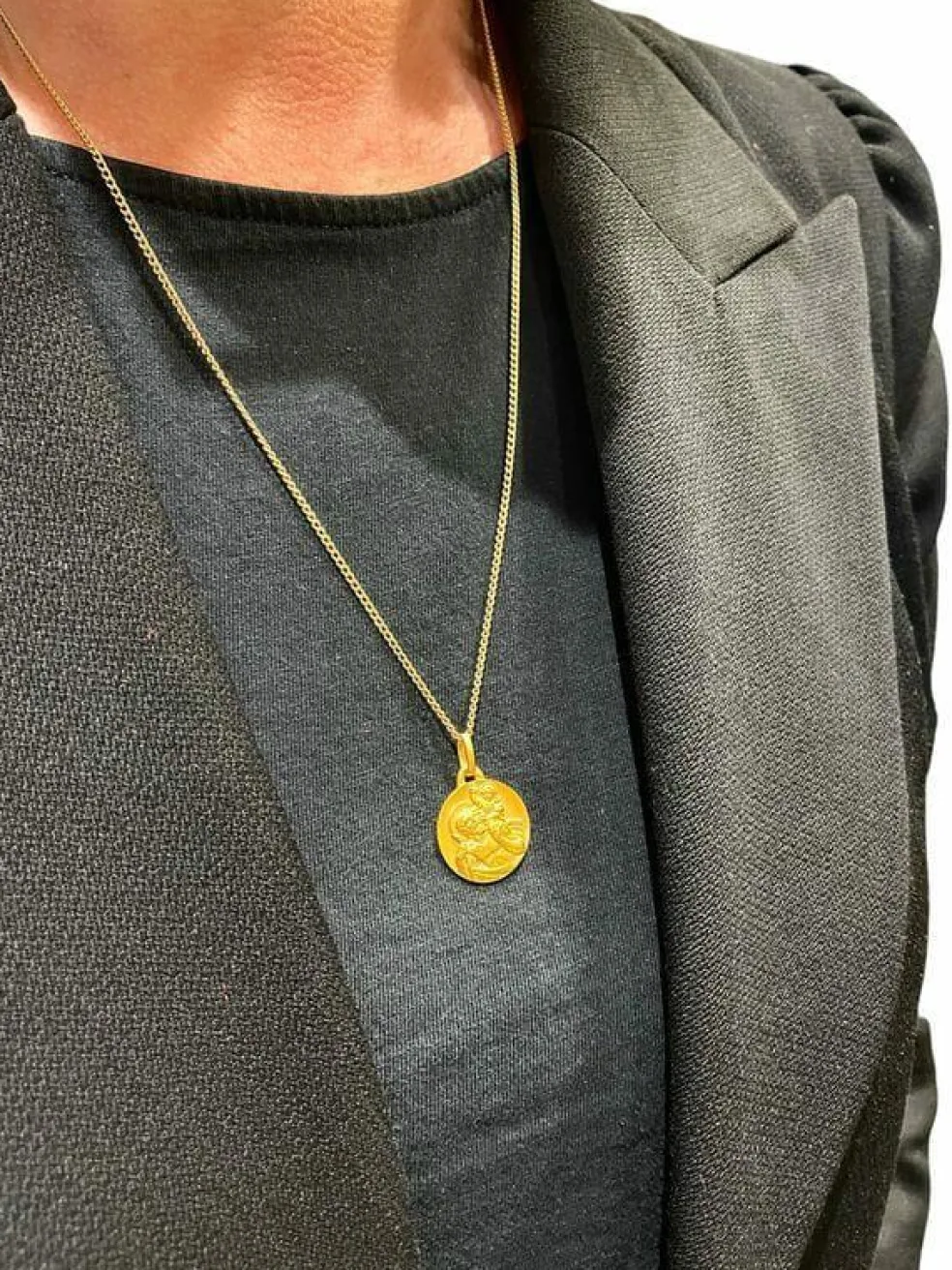 MÉDAILLE ST CHRISTOPHE SIGNÉE GRÜN