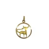Médaille Taureau Or Rose et Jaune