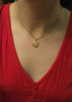Médaille Taureau Or Rose et Jaune
