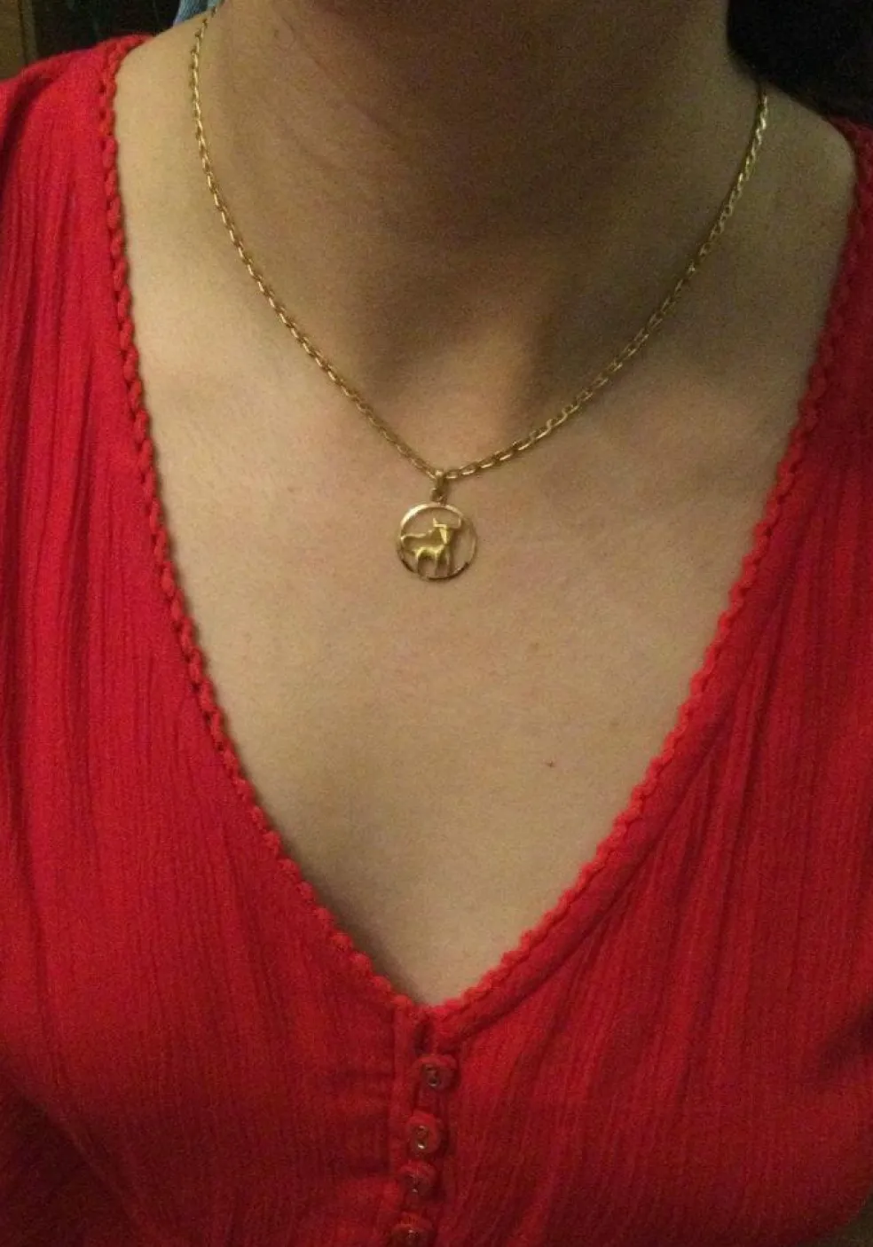 Médaille Taureau Or Rose et Jaune