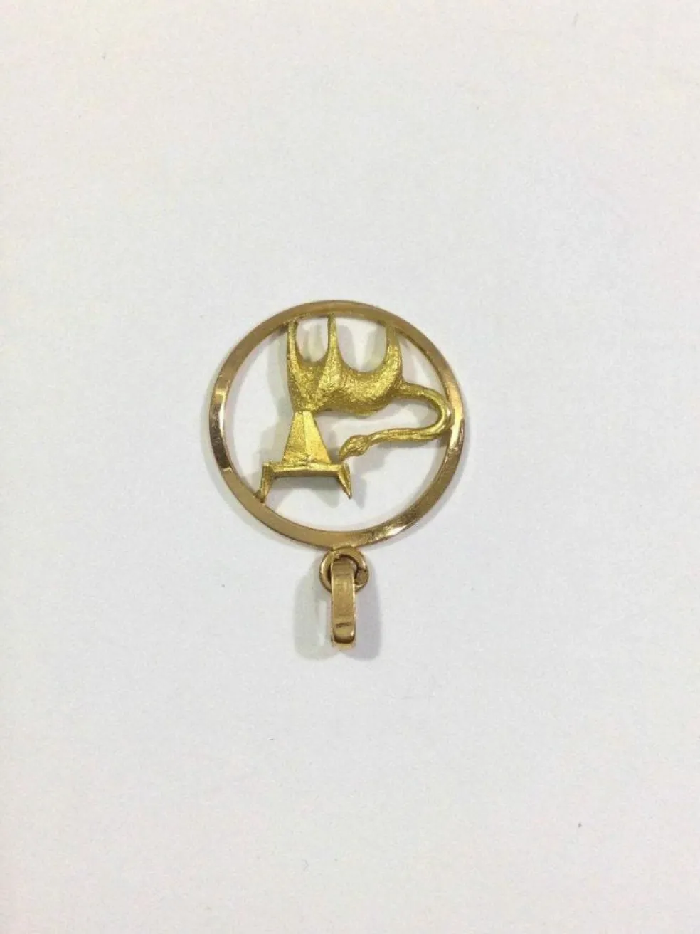 Médaille Taureau Or Rose et Jaune