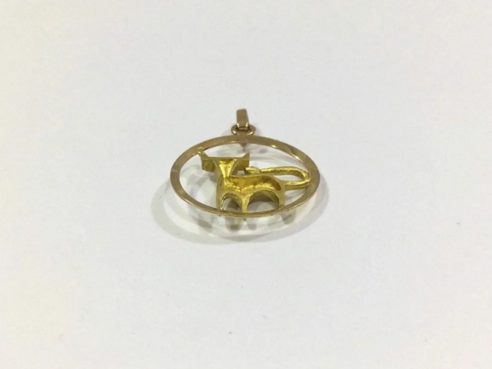 Médaille Taureau Or Rose et Jaune
