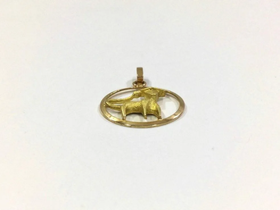 Médaille Taureau Or Rose et Jaune
