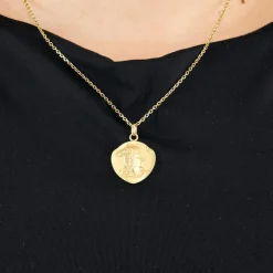 Médaille Vercingétorix & Coq en or jaune