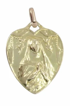 MÉDAILLE VIERGE ANCIENNE