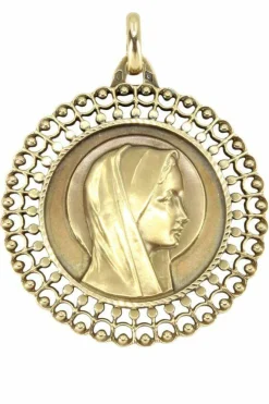 MÉDAILLE VIERGE ANCIENNE