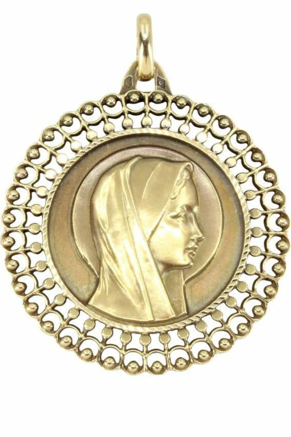 MÉDAILLE VIERGE ANCIENNE