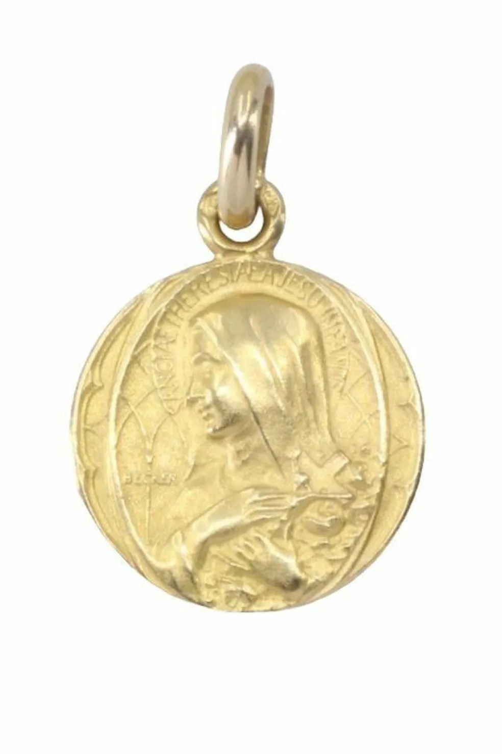 MÉDAILLE VIERGE ANCIENNE