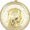 MÉDAILLE VIERGE ANCIENNE
