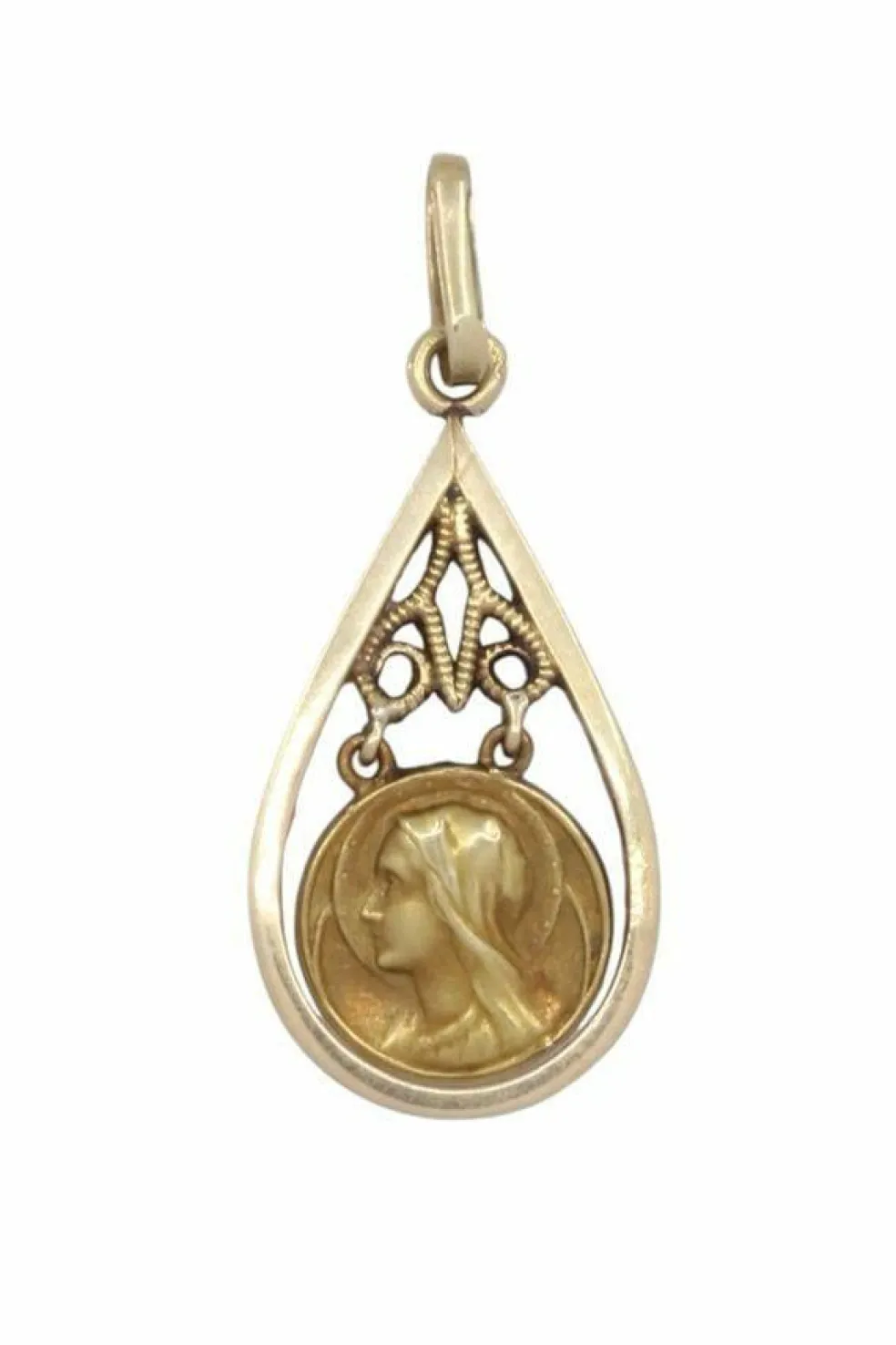 MÉDAILLE VIERGE ANCIENNE