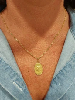 MÉDAILLE VIERGE ANCIENNE