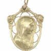 Médaille vierge art-déco
