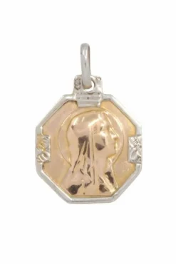 Médaille vierge art-déco