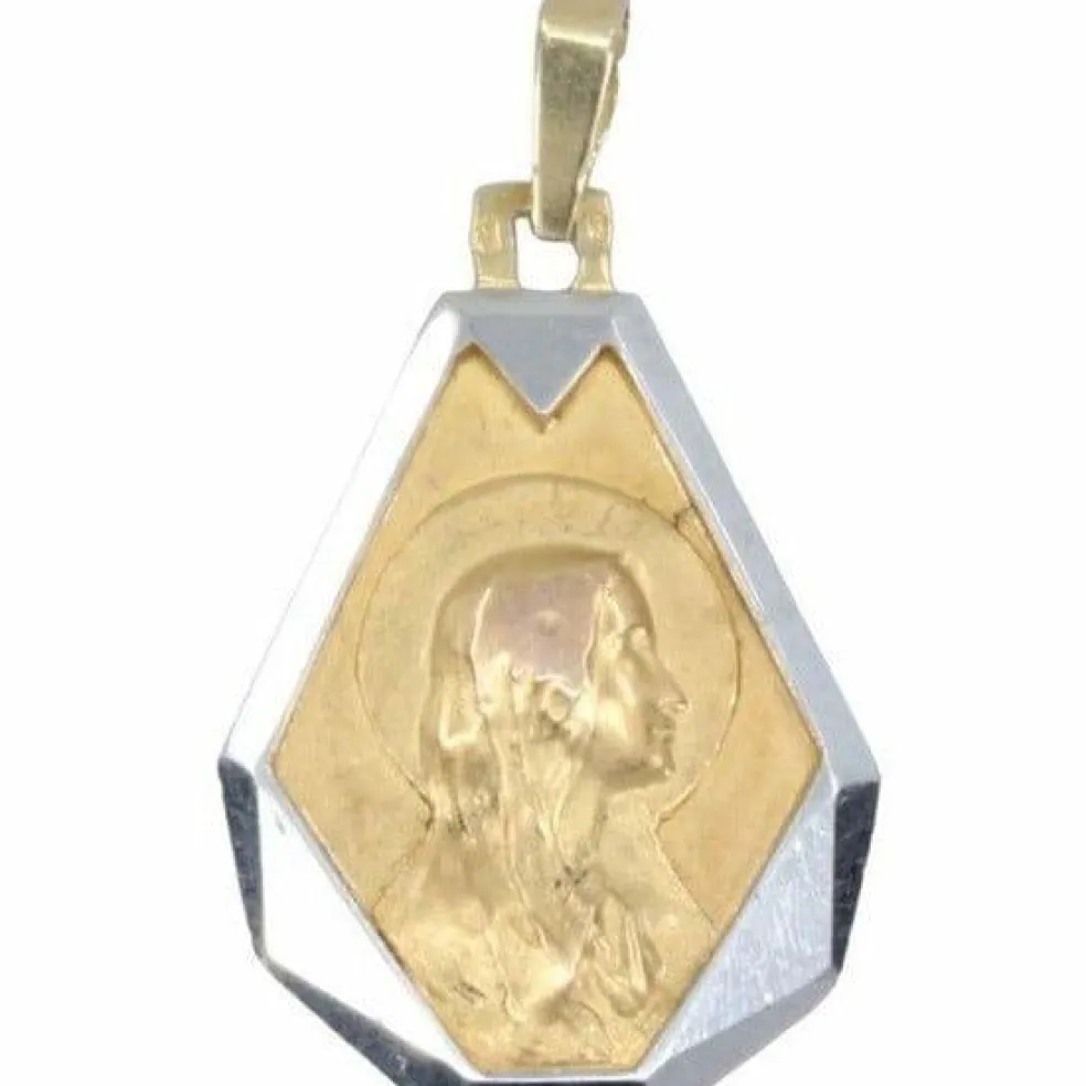 Médaille vierge Art-Déco