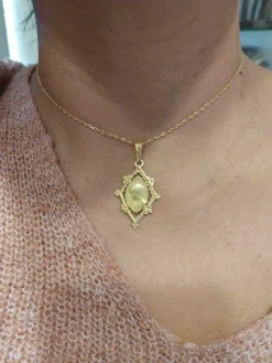 Médaille vierge art-déco