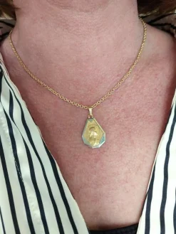 Médaille vierge Art-Déco