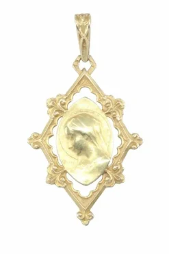 Médaille vierge art-déco