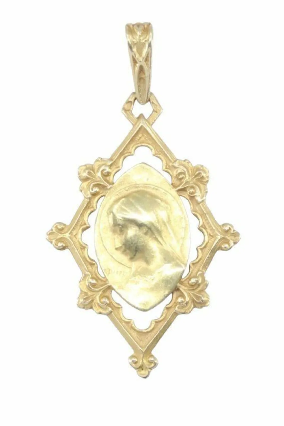 Médaille vierge art-déco