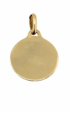 Médaille Vierge au voile signée Augis