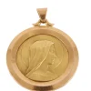 Médaille Vierge de profil