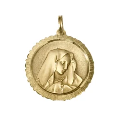 Médaille Vierge En Or Emile Dropsy