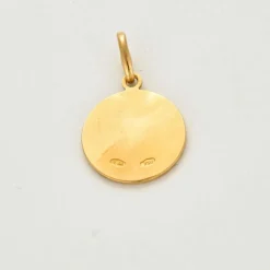 Médaille Vierge en or jaune