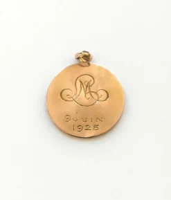 Médaille Vierge Marie Or Rose
