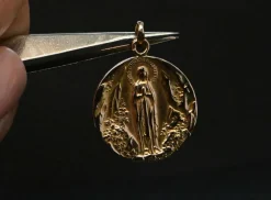 Médaille Vierge Marie Or Rose