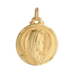 Médaille Vierge Marie signée Contaux