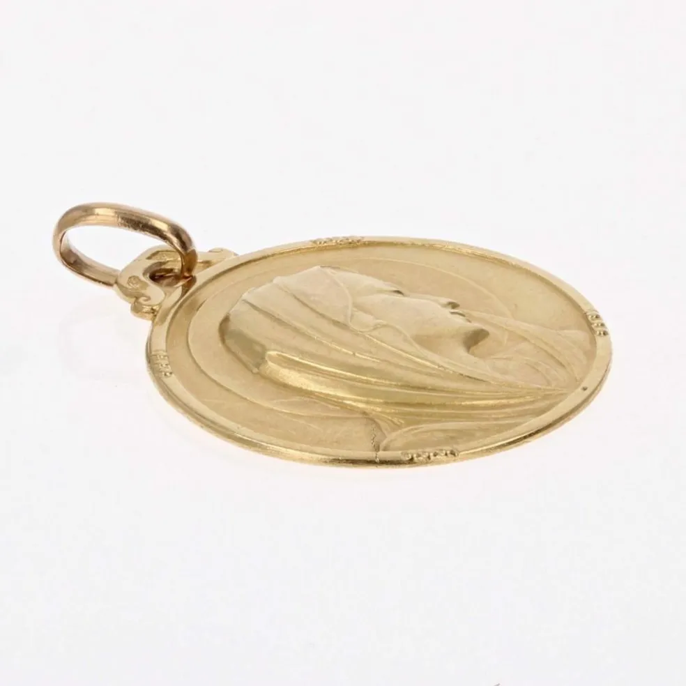 Médaille Vierge Marie signée Contaux