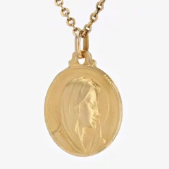 Médaille Vierge Marie signée Contaux