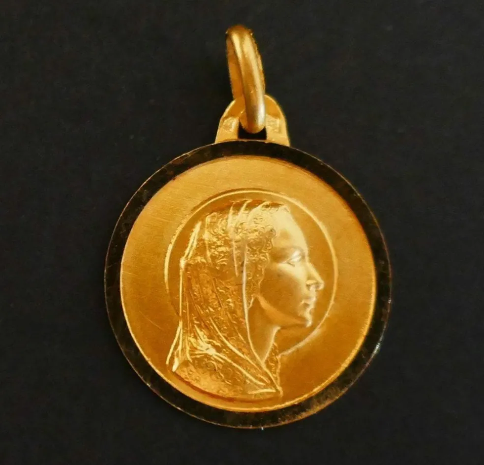 Médaille Vierge or
