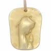 Médaille vierge or jaune