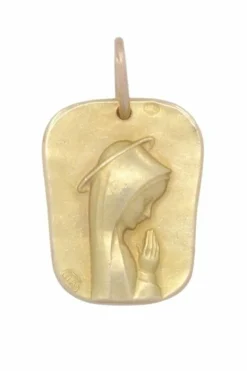Médaille vierge or jaune