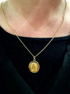 MÉDAILLE VIERGE SIGNÉE E.DROPSY