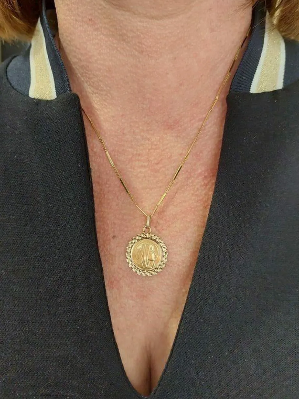 MÉDAILLE VIERGE SIGNÉE GRUN
