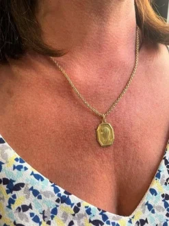 MÉDAILLE VIERGE SIGNÉE "RUFFONI"