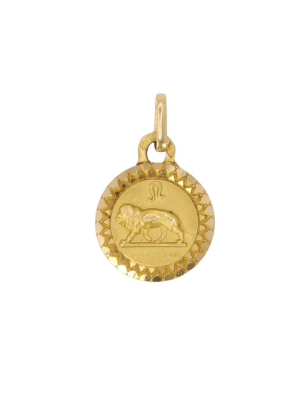 Médaille Zodiaque Augis Or jaune signe du Lion
