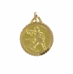 Médaille Zodiaque signe astrologique verseau