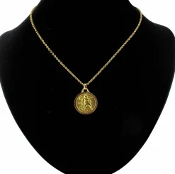Médaille Zodiaque signe astrologique verseau