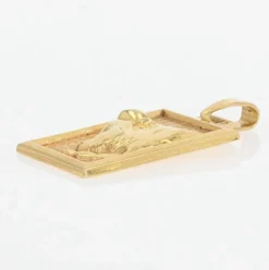 Médaille Zodiaque Taureau or jaune