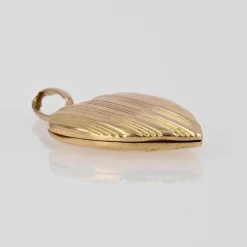 Médaillon coeur or rose