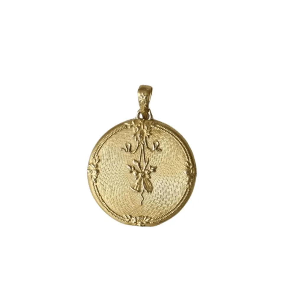 Médaillon Ouvrant Guirlande Or jaune