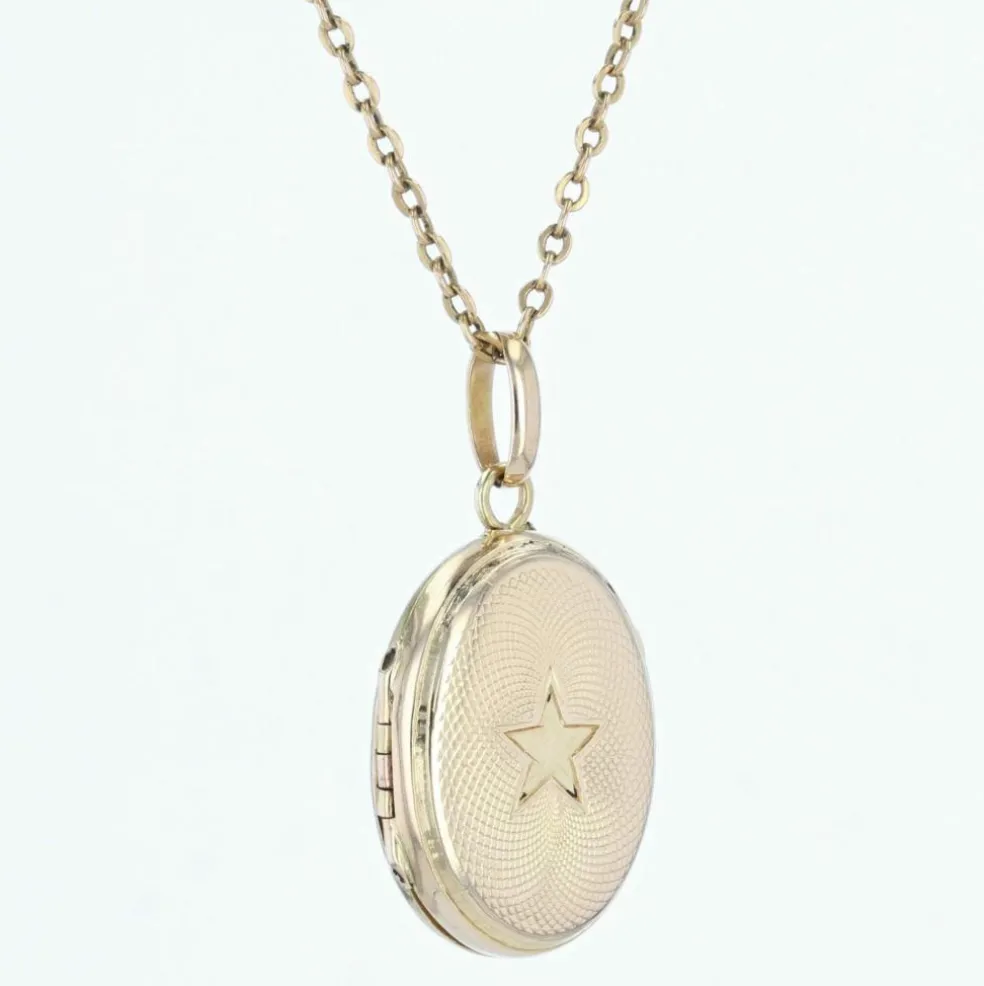 Médaillon ouvrant or jaune